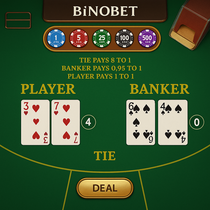 BinoBet - Baccarat Table Game - Play Now