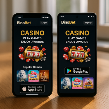 BinoBet - Instant play sur navigateur mobile - Pas d'application à télécharger